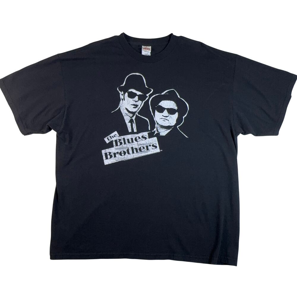 Y2K The Blues Brothers Movie T Shirt 2XL Black Alstyle Universal Jake Elwood
